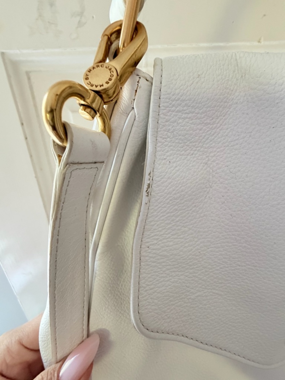 Marc by Marc Jacobs White Leather Crossbody - Picture 2 of 8